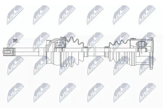 Antriebswelle NTY NPW-NS-104 Bild Antriebswelle NTY NPW-NS-104