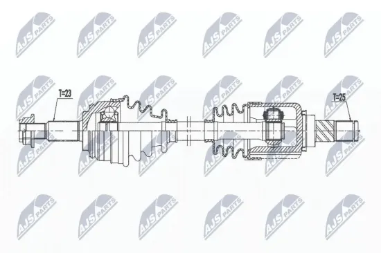 Antriebswelle NTY NPW-NS-108 Bild Antriebswelle NTY NPW-NS-108