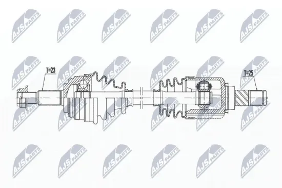 Antriebswelle NTY NPW-NS-110 Bild Antriebswelle NTY NPW-NS-110