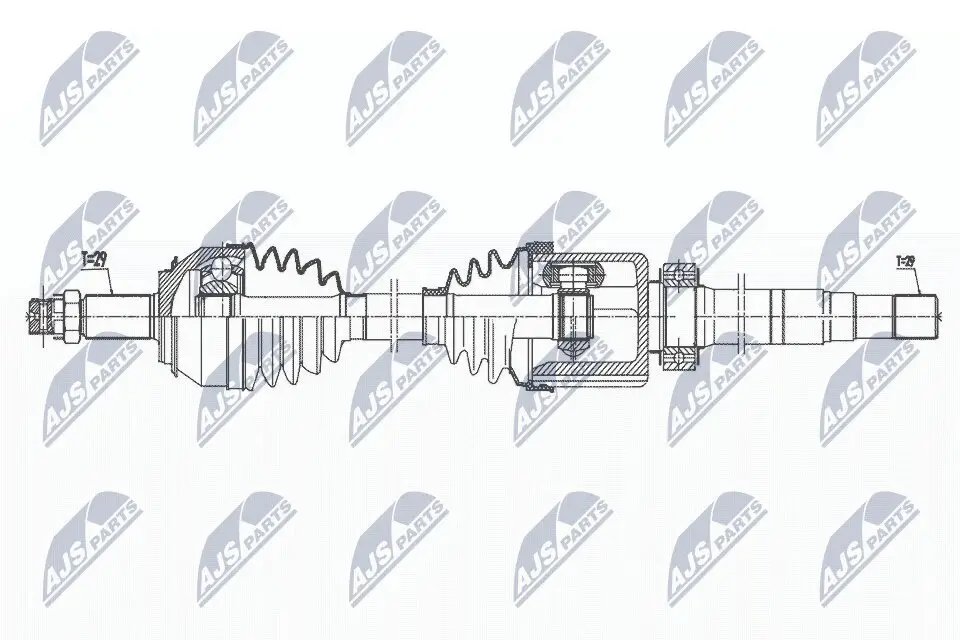 Antriebswelle NTY NPW-NS-114