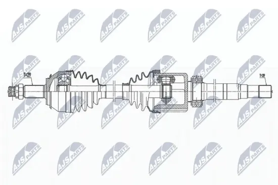 Antriebswelle NTY NPW-NS-114 Bild Antriebswelle NTY NPW-NS-114