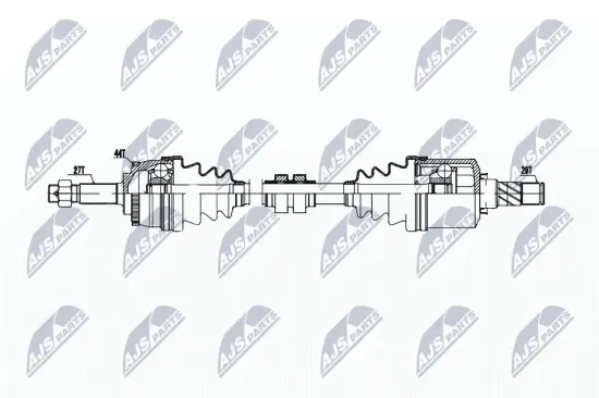 Antriebswelle NTY NPW-NS-158 Bild Antriebswelle NTY NPW-NS-158