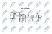 Gelenksatz, Antriebswelle NTY NPW-PE-001