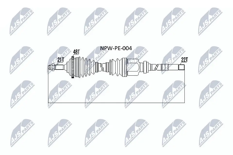 Antriebswelle NTY NPW-PE-004 Bild Antriebswelle NTY NPW-PE-004