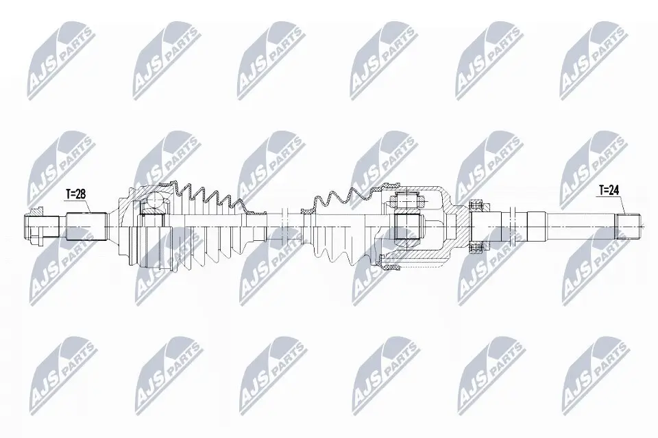 Antriebswelle NTY NPW-PE-017