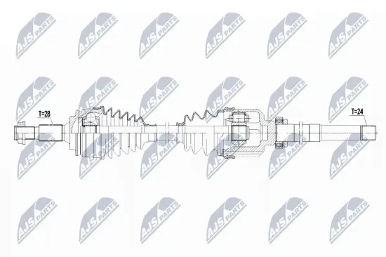 Antriebswelle NTY NPW-PE-017 Bild Antriebswelle NTY NPW-PE-017