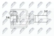 Gelenksatz, Antriebswelle NTY NPW-PE-040