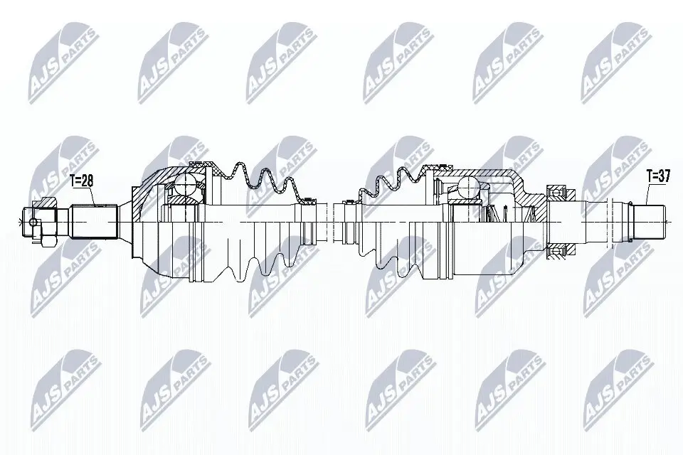 Antriebswelle NTY NPW-PE-041 Bild Antriebswelle NTY NPW-PE-041