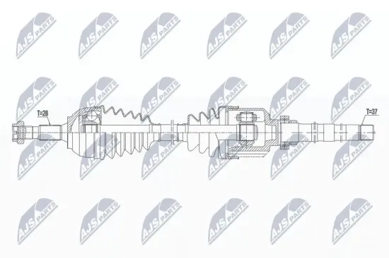 Antriebswelle NTY NPW-PE-053 Bild Antriebswelle NTY NPW-PE-053