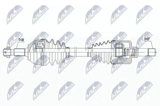 Antriebswelle NTY NPW-PE-057 Bild Antriebswelle NTY NPW-PE-057