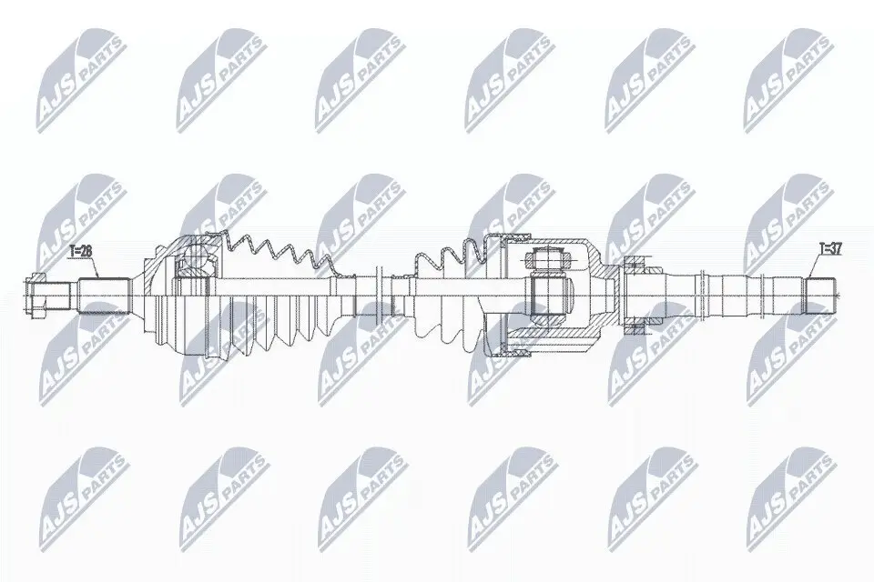 Antriebswelle NTY NPW-PE-071