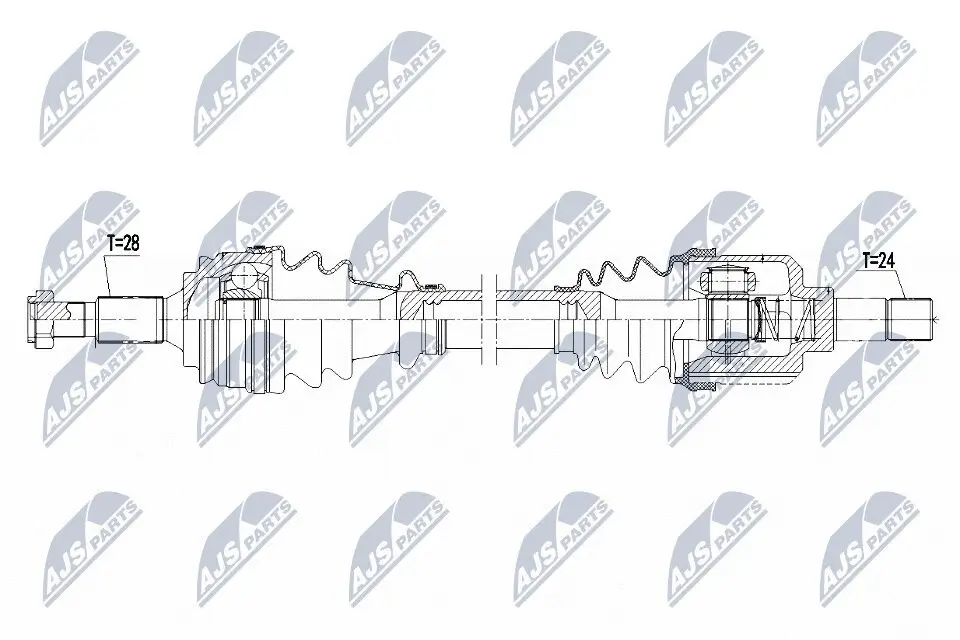 Antriebswelle NTY NPW-PE-077