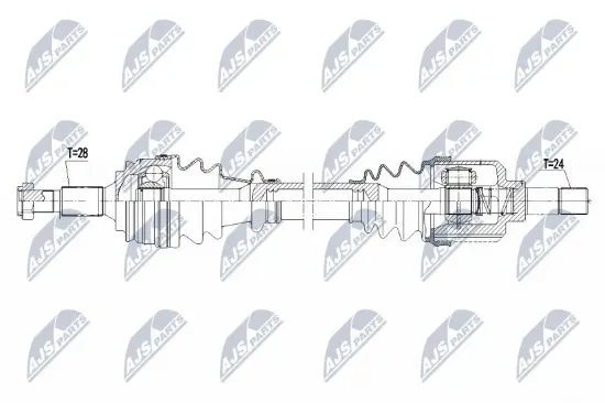 Antriebswelle NTY NPW-PE-077 Bild Antriebswelle NTY NPW-PE-077