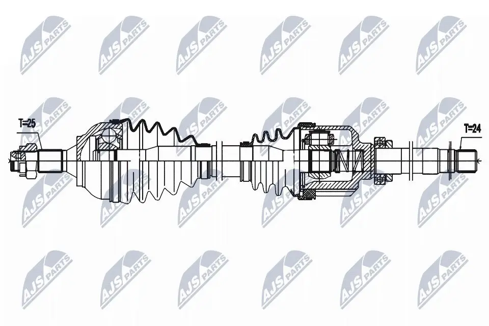 Antriebswelle NTY NPW-PE-087