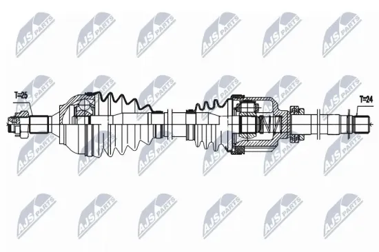 Antriebswelle NTY NPW-PE-087 Bild Antriebswelle NTY NPW-PE-087