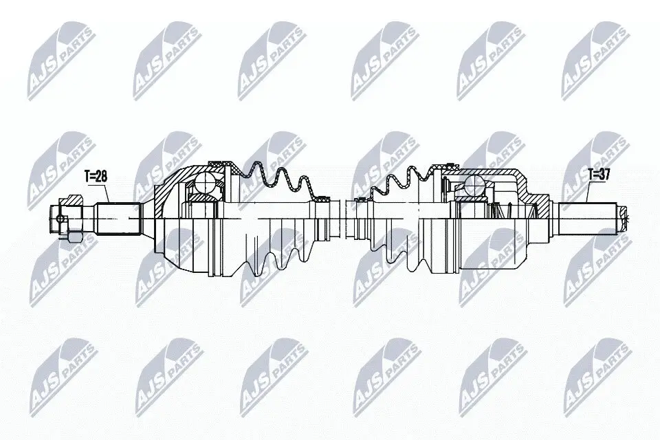 Antriebswelle NTY NPW-PE-093