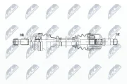 Antriebswelle Vorderachse links NTY NPW-PE-099