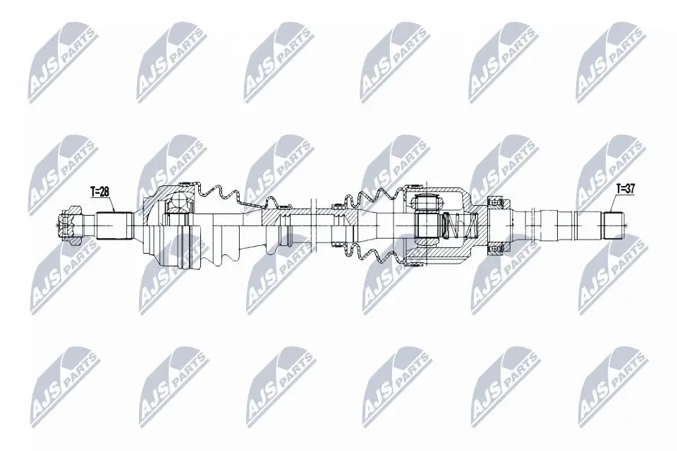 Antriebswelle NTY NPW-PE-101