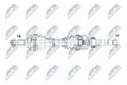 Antriebswelle Vorderachse rechts NTY NPW-PE-101