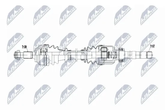 Antriebswelle NTY NPW-PE-101 Bild Antriebswelle NTY NPW-PE-101