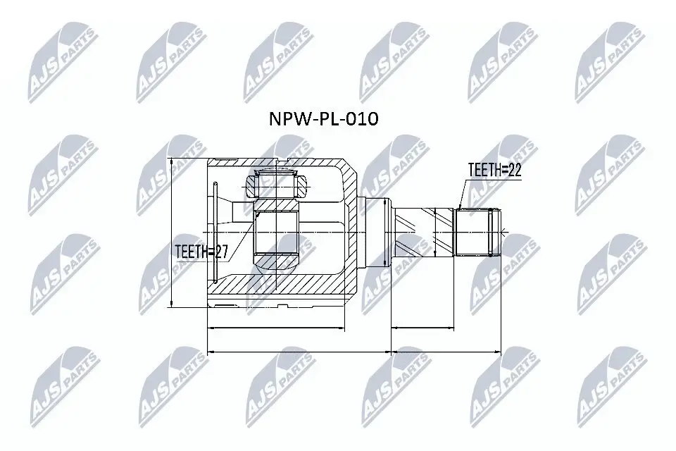 Gelenksatz, Antriebswelle NTY NPW-PL-010