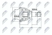 Gelenksatz, Antriebswelle NTY NPW-PL-026