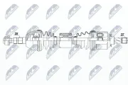 Antriebswelle Vorderachse rechts Vorderachse NTY NPW-PL-044