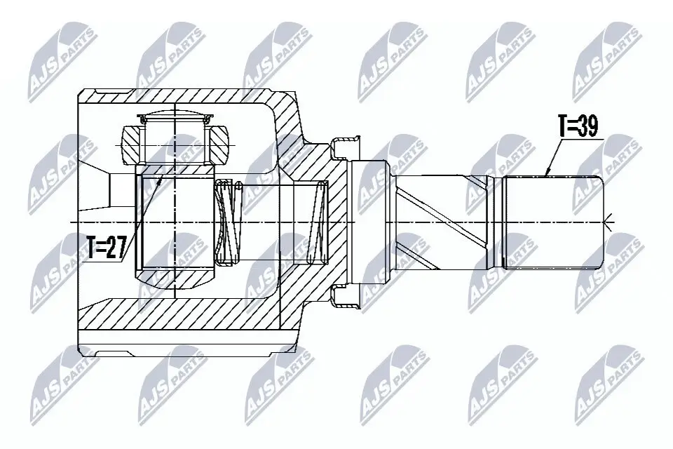 Gelenksatz, Antriebswelle NTY NPW-PL-058