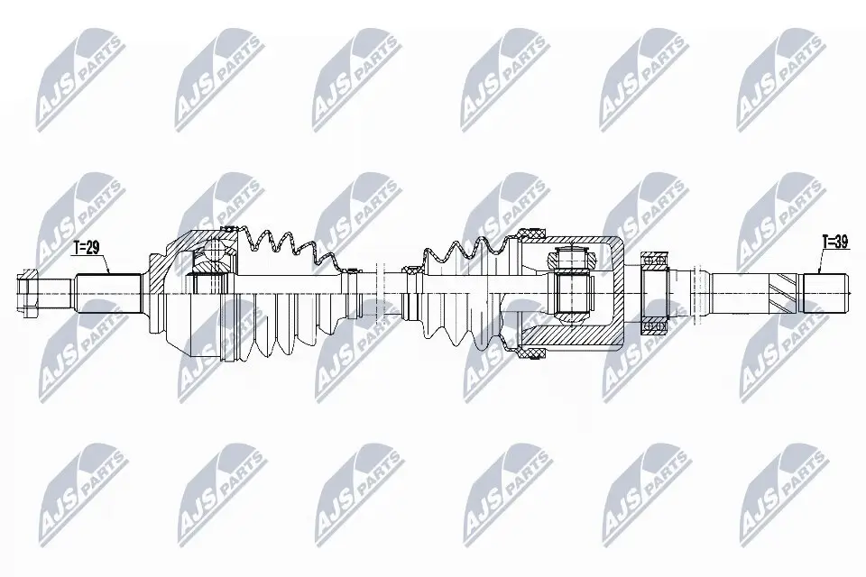 Antriebswelle NTY NPW-PL-059