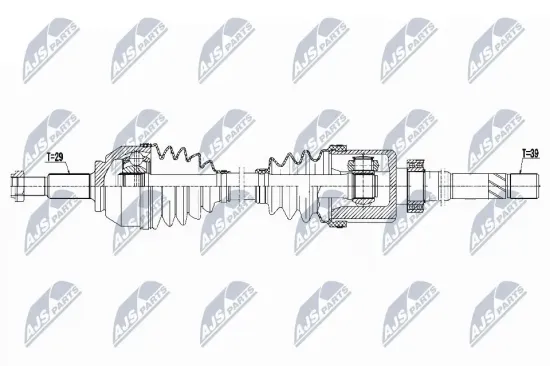 Antriebswelle NTY NPW-PL-059 Bild Antriebswelle NTY NPW-PL-059