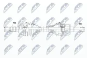 Antriebswelle Vorderachse rechts NTY NPW-PL-065