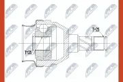 Gelenksatz, Antriebswelle NTY NPW-PL-066