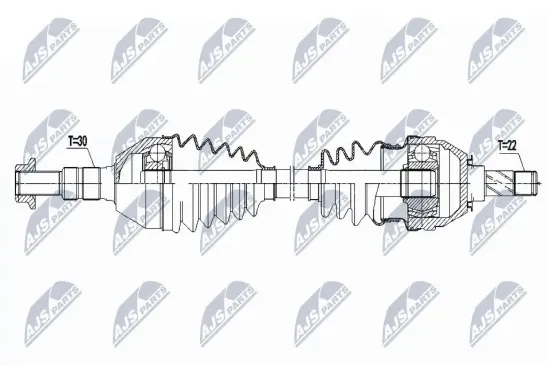 Antriebswelle NTY NPW-PL-081 Bild Antriebswelle NTY NPW-PL-081