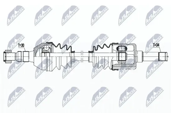 Antriebswelle Hinterachse rechts NTY NPW-PL-111 Bild Antriebswelle Hinterachse rechts NTY NPW-PL-111