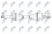 Antriebswelle Vorderachse links Vorderachse rechts NTY NPW-PL-129