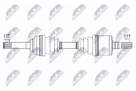 Antriebswelle Vorderachse links Vorderachse rechts NTY NPW-PL-129 Bild Antriebswelle Vorderachse links Vorderachse rechts NTY NPW-PL-129