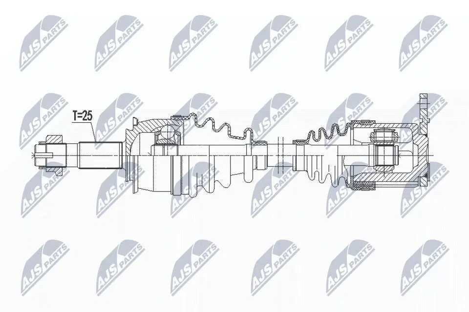 Antriebswelle NTY NPW-PL-137