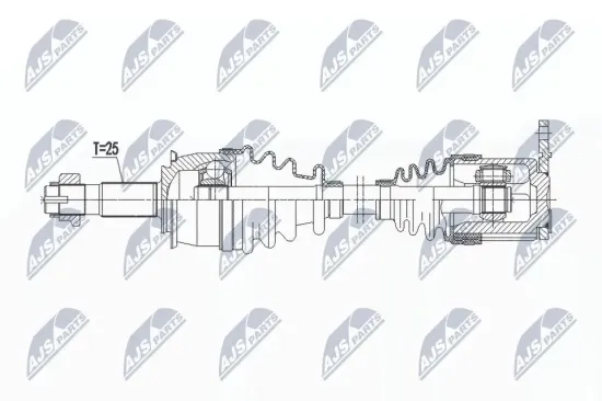 Antriebswelle NTY NPW-PL-137 Bild Antriebswelle NTY NPW-PL-137