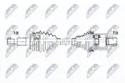 Antriebswelle Vorderachse links NTY NPW-PS-007