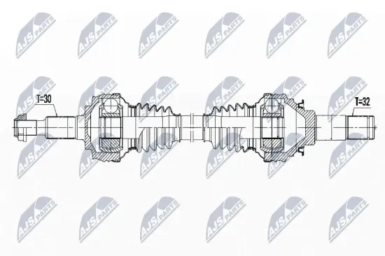 Antriebswelle Hinterachse links Hinterachse rechts NTY NPW-PS-009 Bild Antriebswelle Hinterachse links Hinterachse rechts NTY NPW-PS-009
