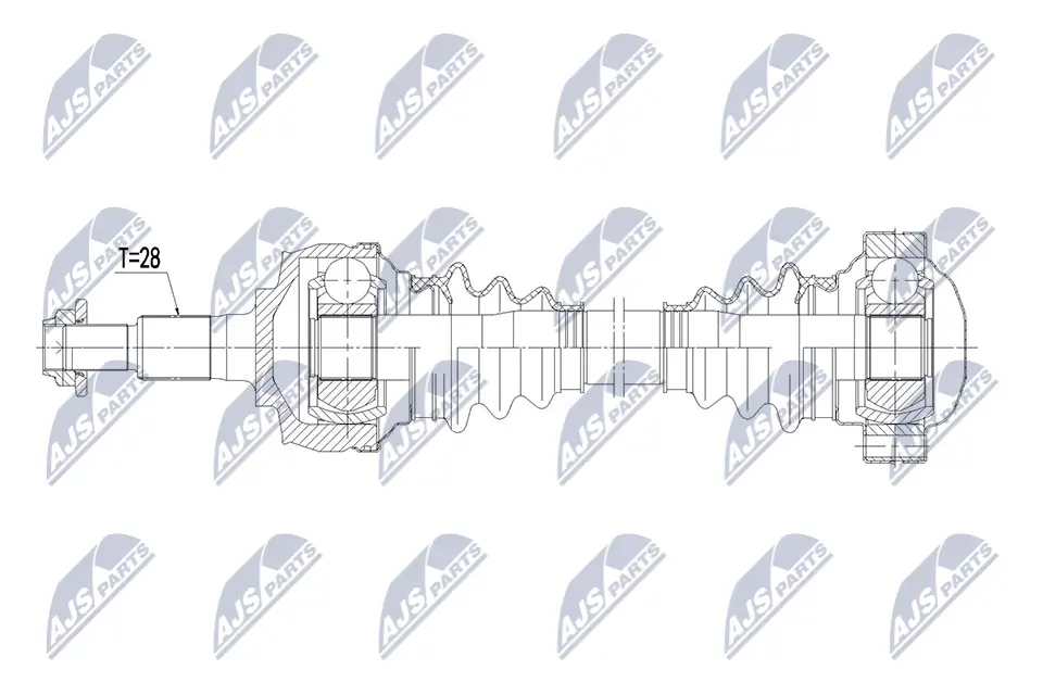 Antriebswelle NTY NPW-PS-015