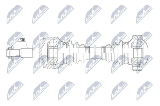 Antriebswelle NTY NPW-PS-015 Bild Antriebswelle NTY NPW-PS-015