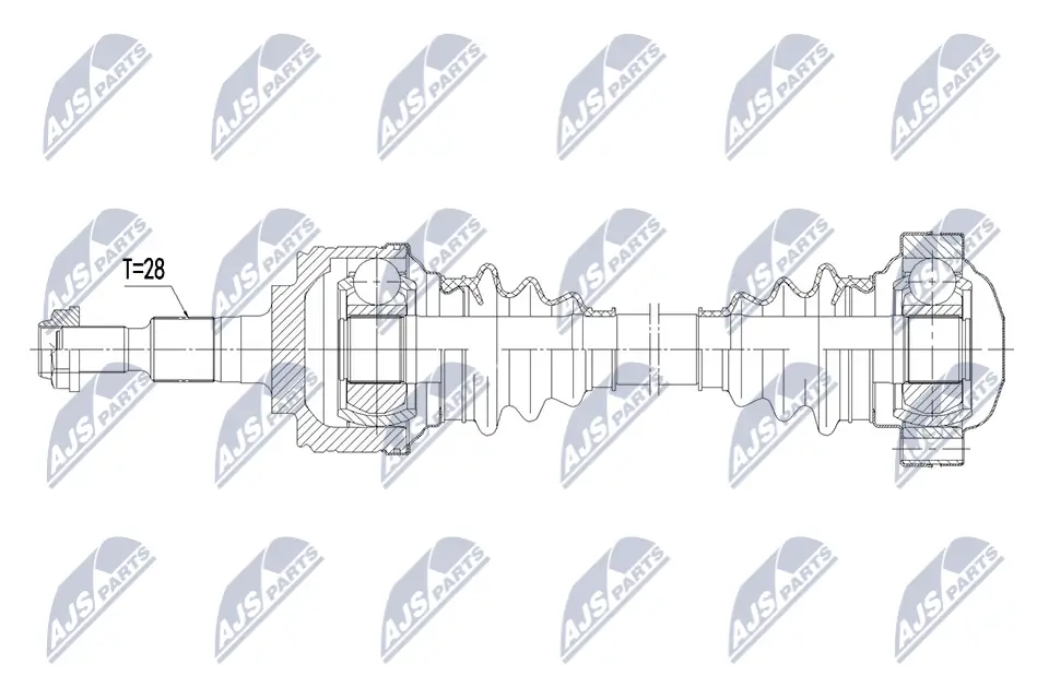 Antriebswelle NTY NPW-PS-020