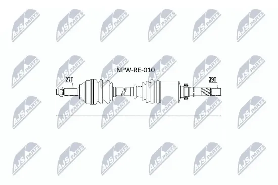 Antriebswelle Vorderachse NTY NPW-RE-010 Bild Antriebswelle Vorderachse NTY NPW-RE-010