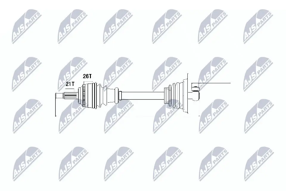 Antriebswelle NTY NPW-RE-013