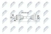 Antriebswelle Vorderachse NTY NPW-RE-015