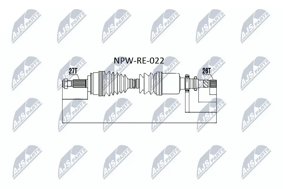 Antriebswelle NTY NPW-RE-022