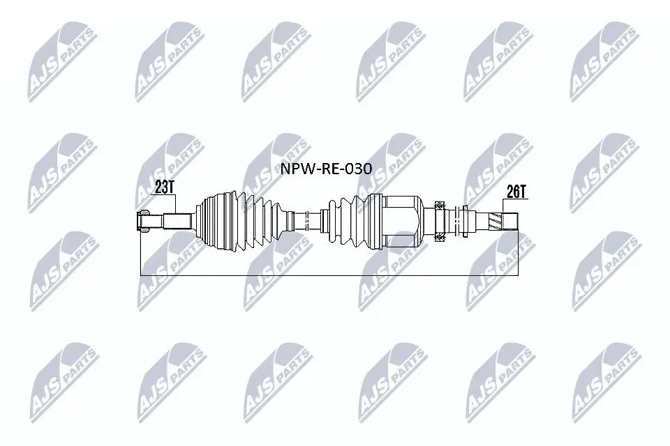 Antriebswelle NTY NPW-RE-030