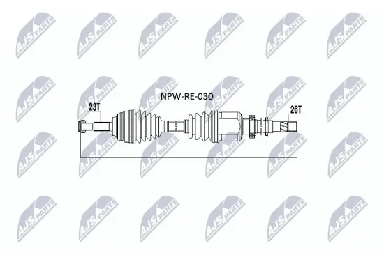 Antriebswelle NTY NPW-RE-030 Bild Antriebswelle NTY NPW-RE-030