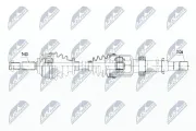 Antriebswelle Vorderachse rechts NTY NPW-RE-067